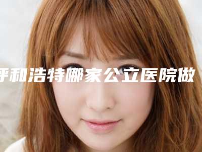 呼和浩特哪家公立医院做共振抽脂手术效果好？