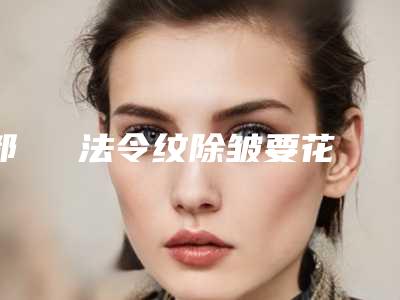 都會醫療法令纹除皱要花多少费用