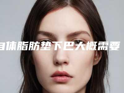 自体脂肪垫下巴大概需要多少费用?真人案例+自体脂肪垫下巴医院推荐