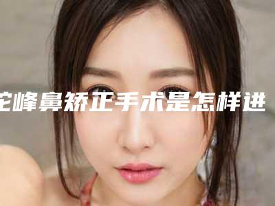 驼峰鼻矫正手术是怎样进行的（驼峰鼻手术怎么做）